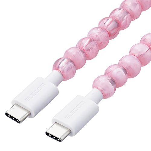 エレコム(ELECOM) MPA-CJCC10PN(ﾋﾟﾝｸﾏｰﾌﾞﾙ) ｺｰﾄﾞｼﾞｭｴﾘｰ &me USB Type-C(TM) - USB Type-Cケーブル 約1m