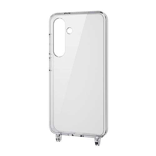 エレコム(ELECOM) PM-G241HVCKSHCR ｸﾘｱ Galaxy S24 SC-51E ハイブリッドケース ストラップホール付き