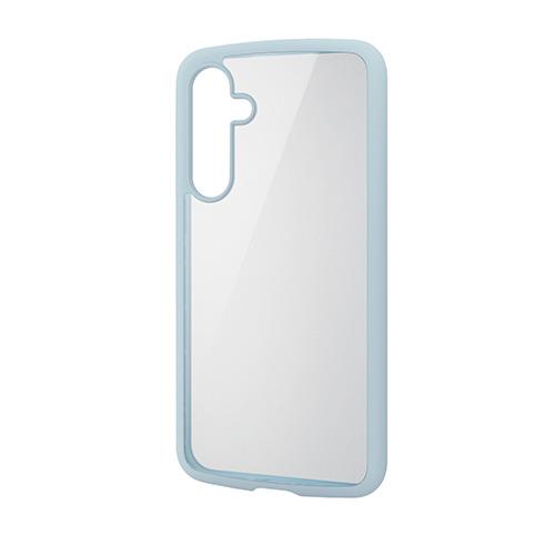 エレコム(ELECOM) PM-G243TSLFCBU(ブルー) TOUGH SLIM LITE フレームカラー ストラップホールシート付