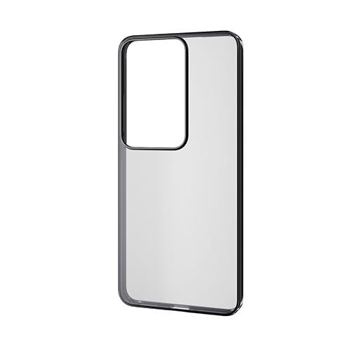 エレコム(ELECOM) PM-O241UCTMKBK メタリックブラック OPPO Reno11 A ソフトケース 極限 メタリック