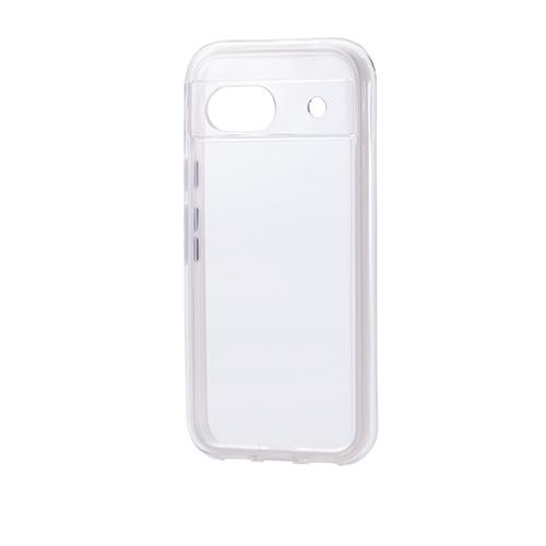 エレコム(ELECOM) PM-P241HVAIR2WH(ホワイト) Google Pixel 8a用 ﾊｲﾌﾞﾘｯﾄﾞｹｰｽ Air ｽﾄﾗｯﾌﾟﾎｰﾙｼｰﾄ付