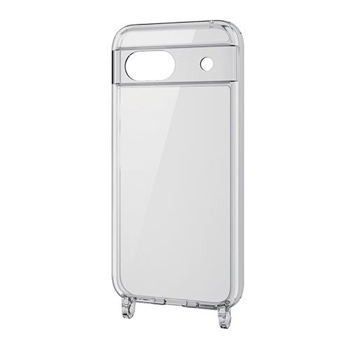 エレコム(ELECOM) PM-P241HVCKSHCR(クリア) Google Pixel 8a用 ハイブリッドケース ストラップホール付