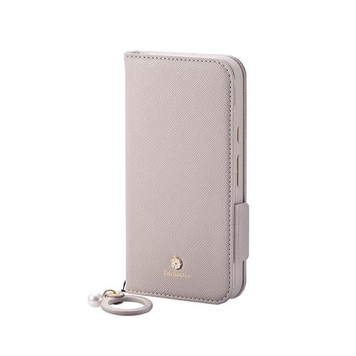 エレコム(ELECOM) PM-P241PLFJM2GB(ｸﾞﾚｰｼﾞｭ) Google Pixel 8a用 ｿﾌﾄﾚｻﾞｰｹｰｽ 磁石付 ﾌｨﾝｶﾞｰｽﾄﾗｯﾌﾟ付