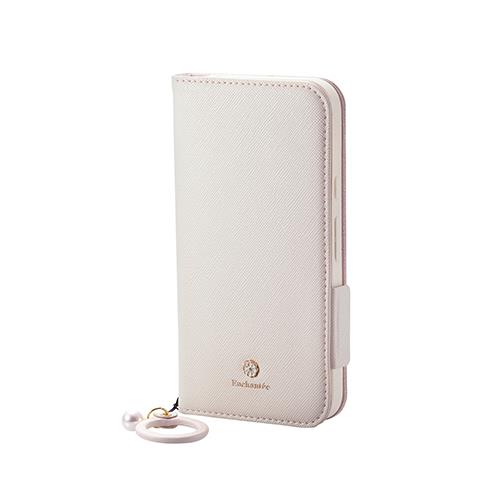 エレコム(ELECOM) PM-P241PLFJM2WH(ホワイト) Google Pixel 8a用 ｿﾌﾄﾚｻﾞｰｹｰｽ 磁石付 ﾌｨﾝｶﾞｰｽﾄﾗｯﾌﾟ付