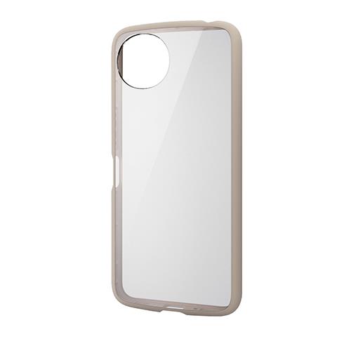 エレコム(ELECOM) PM-S241TSLFCBE(ｶﾌｪｵﾚ) AQUOS wish4 TOUGH SLIM LITE フレームカラー ｽﾄﾗｯﾌﾟﾎｰﾙｼｰﾄ付