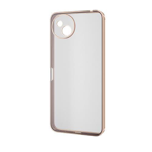 エレコム(ELECOM) PM-S241UCTMKGD メタリックゴールド AQUOS wish4 ソフトケース 極限