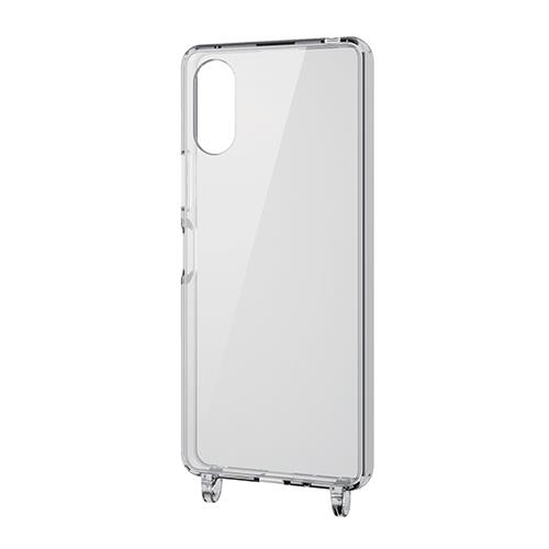 エレコム(ELECOM) PM-X241HVCKSHCR クリア Xperia 10 VI ハイブリッドケース ストラップホール付