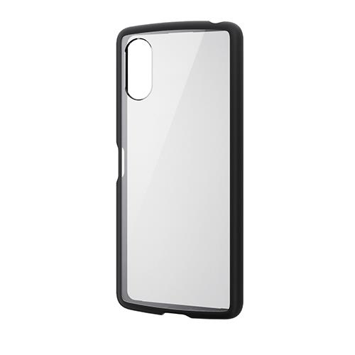 エレコム(ELECOM) PM-X241TSLFCBK ﾌﾞﾗｯｸ Xperia 10 VI SO-52E ケース ハイブリッド ストラップホール付