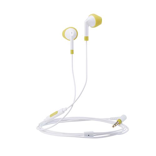 エレコム(ELECOM) EHP-F13IMYL-IL(イエロー) ILMF 有線ステレオヘッドホン