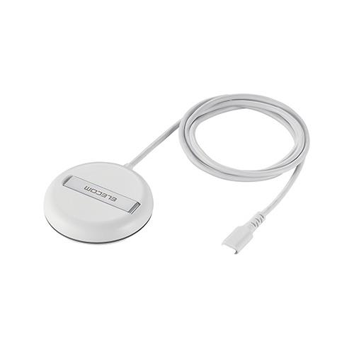 エレコム(ELECOM) W-MA06WH(ホワイト) 2WayマグネットQi2規格対応ワイヤレス充電器 15W 卓上 1m