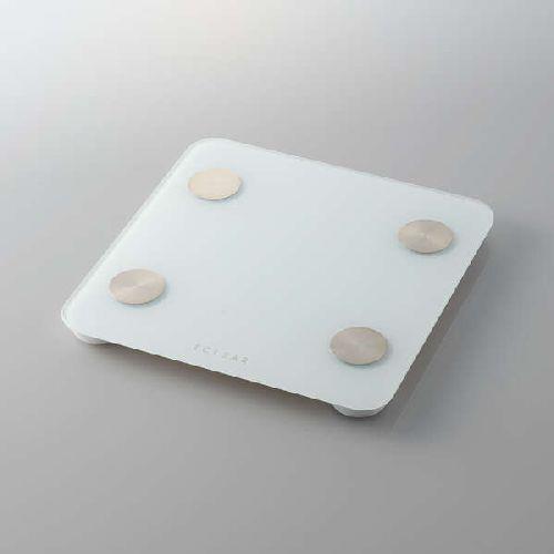 エレコム(ELECOM) HCS-BTFS01WH(ホワイト) Bluetooth(R) 通信機能搭載 ECLEAR 体組成計