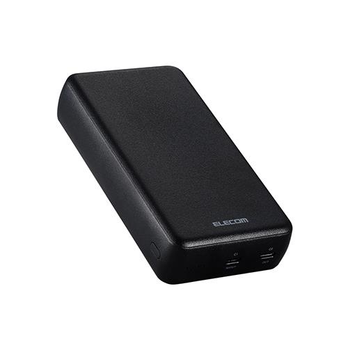 エレコム(ELECOM) DE-C52-20000BK(ブラック) 20000mAh 2C PD20W モバイルバッテリー