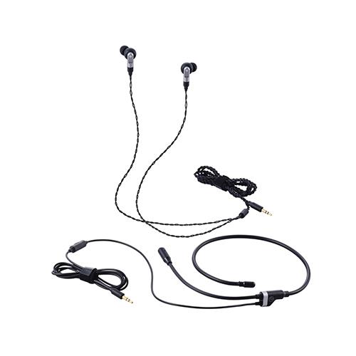 エレコム(ELECOM) HS-VE300MBK(ﾌﾞﾗｯｸ) ゲーミングイヤホン 有線 3.5mm3極 リケーブル可 マイク付き