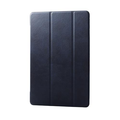 エレコム(ELECOM) TB-A19RWVNVN(ﾈｲﾋﾞｰ) iPad 10.2ｲﾝﾁ 第9/8/7世代用 ﾌﾗｯﾌﾟｹｰｽ 背面ｸﾘｱ ｿﾌﾄﾚｻﾞｰ ｽﾘｰﾌﾟ