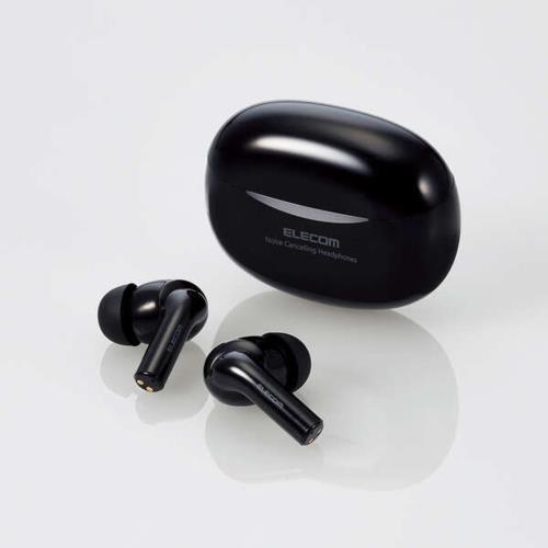 エレコム(ELECOM) LBT-TWS15BK2 ブラック 完全ワイヤレスBluetoothヘッドホン ノイズキャンセリング