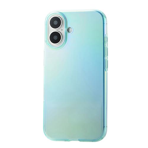 エレコム(ELECOM) PM-A24AUCABU(ﾗｲﾄﾌﾞﾙｰ) iPhone16用ｹｰｽ ｿﾌﾄ ｶﾊﾞｰ 耐衝撃 ｶﾒﾗﾚﾝｽﾞ保護設計 ｵｰﾛﾗ meliano