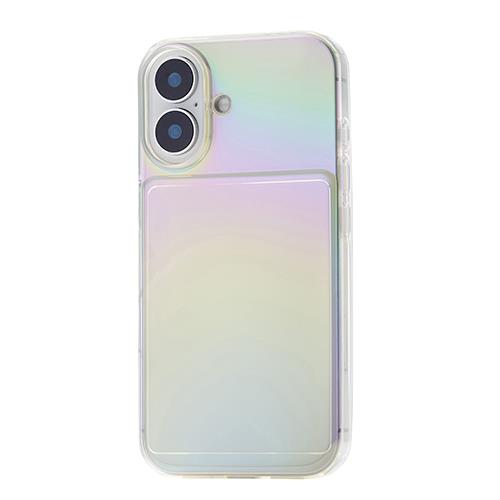 エレコム(ELECOM) PM-A24AUCTFACR ｸﾘｱｵｰﾛﾗ iPhone16用ｹｰｽ ｿﾌﾄ ｶﾊﾞｰ ｶﾒﾗﾚﾝｽﾞ保護設計 推し活 ﾁｪｷ収納