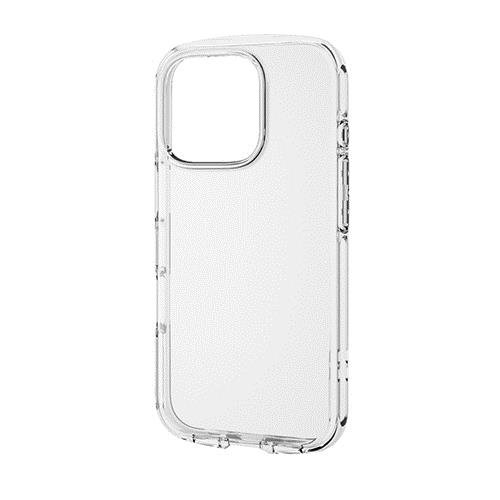 エレコム(ELECOM) PM-A24CTSLUCCR ｸﾘｱ iPhone16 Pro用ｹｰｽ ｿﾌﾄ ｶﾊﾞｰ 耐衝撃 ｶﾒﾗﾚﾝｽﾞ保護設計