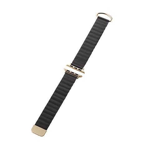 エレコム(ELECOM) AW41BDLMAGGY チャコールグレー Apple Watch用 &me ソフトレザーバンド ﾏｸﾞﾈｯﾄﾀｲﾌﾟ
