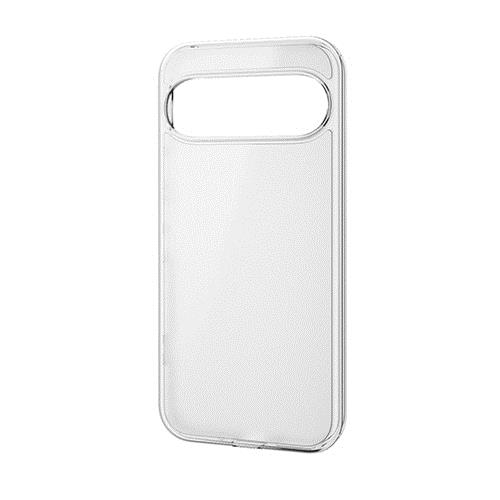 エレコム(ELECOM) PMP242HVCKMCR(ｼﾙｷｰｸﾘｱ) Google Pixel 9/9 Pro用 ﾊｲﾌﾞﾘｯﾄﾞｹｰｽ カメラレンズ保護設計