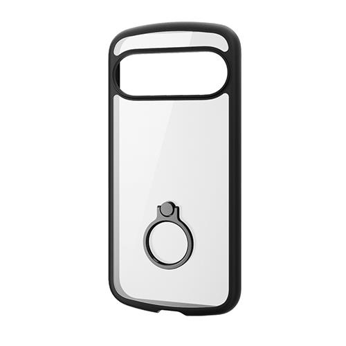 エレコム(ELECOM) PMP242TSLFCRBK(ブラック) Google Pixel 9/9 Pro用 TOUGH SLIM LITEケース リング付