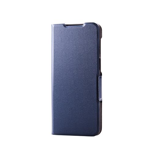 エレコム(ELECOM) PM-R243PLFUNV ネイビー moto g64 5G用 ソフトレザーケース 薄型 磁石付 UltraSlim
