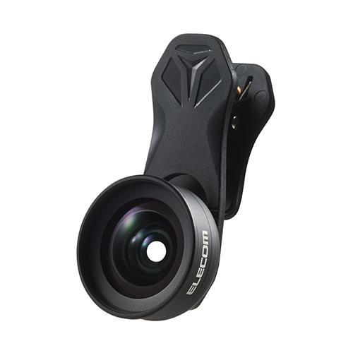 エレコム(ELECOM) PSLW04BK(ブラック) スマートフォン用カメラレンズ 0.4倍広角レンズ