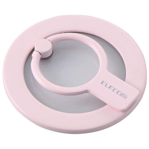 エレコム(ELECOM) P-STRMKHICRPN(ピンク) マグネットスマホリング 2WAY MagSafe対応iPhone対応