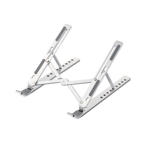 エレコム(ELECOM) PCA-LTSCANSV シルバー ノートパソコンスタンド タブレットスタンド 折りたたみ式 9段階角度調整 アルミ合金 放熱効果 姿勢改善