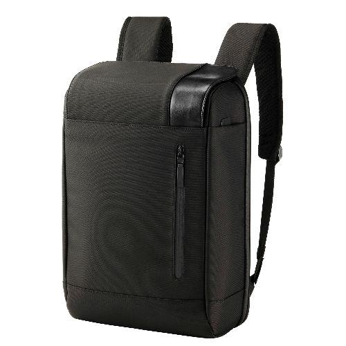 エレコム(ELECOM) BM-BPSC01BK ブラック リュック 防犯 バックパック 20L TSAロック ダイヤルロック式 スキミング防止 15.6インチPC収納可