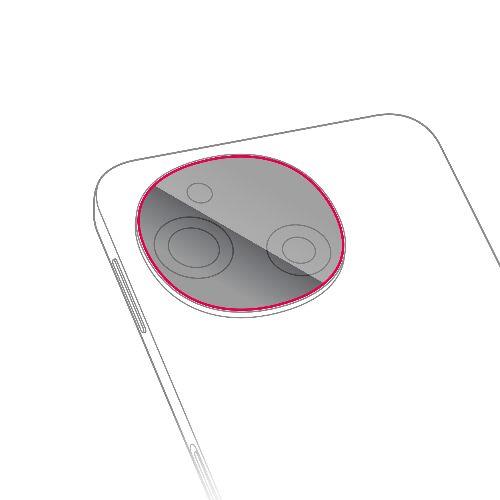 エレコム(ELECOM) PM-S244FLLFG AQUOS sense9 SH-53E用 レンズカバー カメラ保護 フィルム 高透明 抗菌 指紋防止 気泡防止