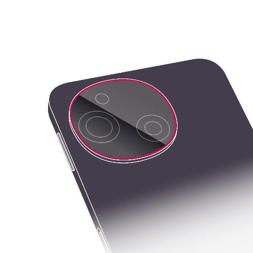 エレコム(ELECOM) PM-S244FLLG AQUOS sense9 SH-53E用 レンズカバー カメラ保護 ガラスフィルム 高透明 強化ガラス 表面硬度10H 指紋防止