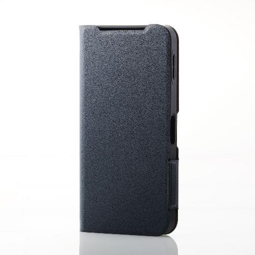 エレコム(ELECOM) PM-S244PLFUNV ネイビー AQUOS sense9 SH-53E用 ケース レザー 手帳型 マグネット フラップ 衝撃吸収 超軽量 薄型