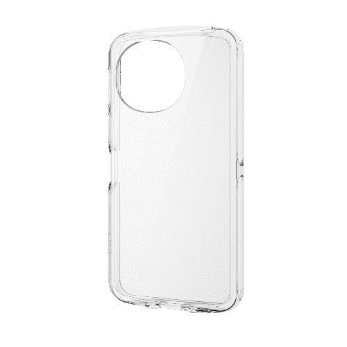 エレコム(ELECOM) PM-S244TSLACR(クリア) AQUOS sense9 SH-53E用 ケース ハイブリッド 衝撃吸収 軽量 薄型 カメラレンズ保護設計 ｽﾄﾗｯﾌﾟﾎｰﾙ付