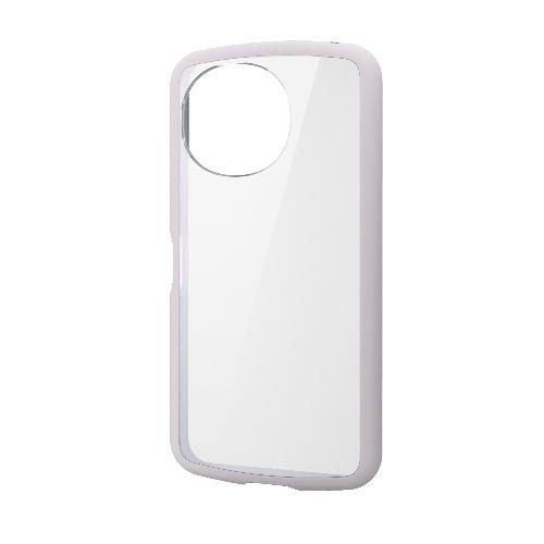 エレコム(ELECOM) PM-S244TSLFCPU(ラベンダー) AQUOS sense9 SH-53E用 ケース ハイブリッド 衝撃吸収 軽量 薄型 カメラレンズ保護設計 ｽﾄﾗｯﾌﾟﾎｰﾙ付