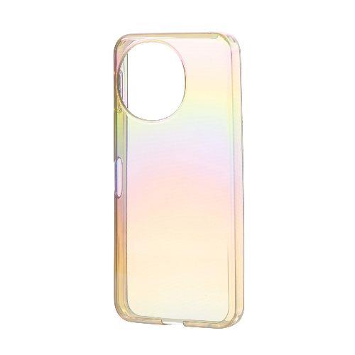 エレコム(ELECOM) PM-S244UCABR(ブラウン) AQUOS sense9 SH-53E用 ケース ソフト カメラレンズ保護設計 ストラップホールシート付 オーロラ