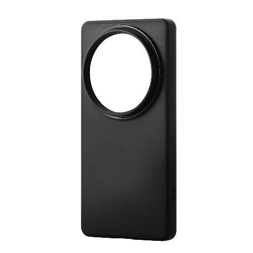 エレコム(ELECOM) PM-S245CAMBK(ブラック) AQUOS R9 pro SH-54E用 ケース ハイブリッド 衝撃吸収 ワイヤレス充電可 ストラップホール付 背面マット