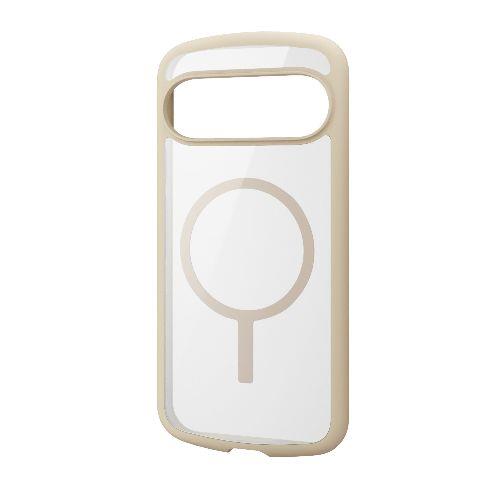 エレコム(ELECOM) PM-P242TSFCMWH2(ホワイト) Google Pixel 9 Pro用 ケース ハイブリッド 衝撃吸収 軽量 薄型 カメラレンズ保護設計 背面クリア