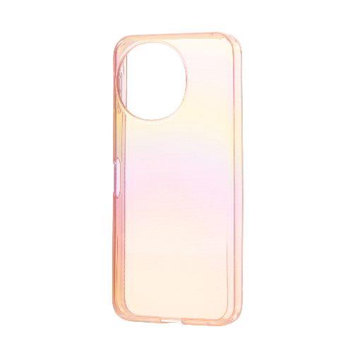 エレコム(ELECOM) PM-S244UCAPN(ピンク) AQUOS sense9 SH-53E用 ケース ソフト カメラレンズ保護設計 ストラップホールシート付 オーロラ