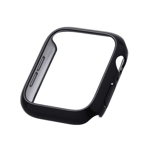 エレコム(ELECOM) AW-23DBPPMBK ブラック アップルウォッチ カバー SE 第2世代/第1世代 /Series6/5/4 44mm バンパー ハード 側面保護 ﾒﾀﾘｯｸ
