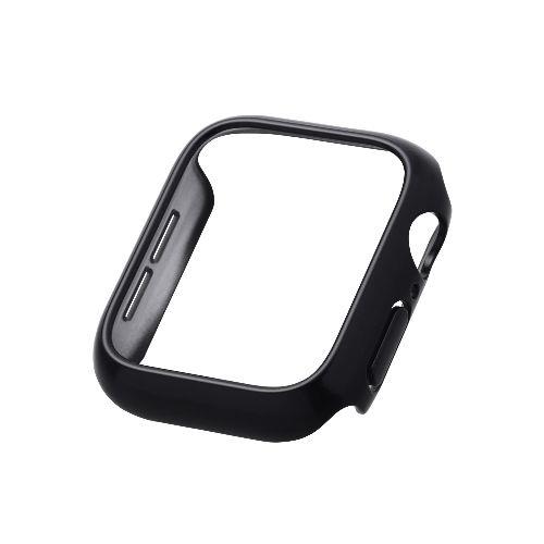 エレコム(ELECOM) AW-23EBPPMBK ブラック アップルウォッチ カバー SE 第2世代/第1世代 /Series6/5/4 40mm バンパー ハード ﾒﾀﾘｯｸ 側面保護
