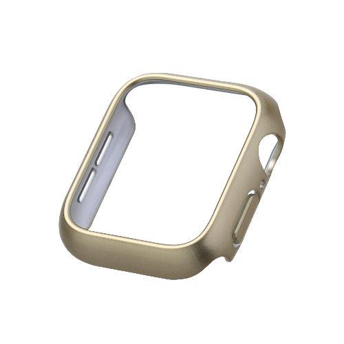 エレコム(ELECOM) AW-23EBPPMGD ゴールド アップルウォッチ カバー SE 第2世代/第1世代 /Series6/5/4 40mm バンパー ハード ﾒﾀﾘｯｸ 側面保護