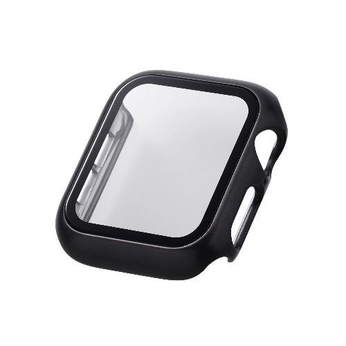 エレコム(ELECOM) AW-23EFCGPBK(ブラック) アップルウォッチ カバー SE(第2世代/第1世代)/Series6/5/4 (40mm) フルカバー 表面硬度10H 全面保護