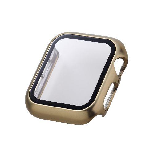 エレコム(ELECOM) AW-23EFCGPGD ゴールド アップルウォッチ カバー SE 第2世代/第1世代 /Series6/5/4 40mm フルカバー 表面硬度10H 全面保護