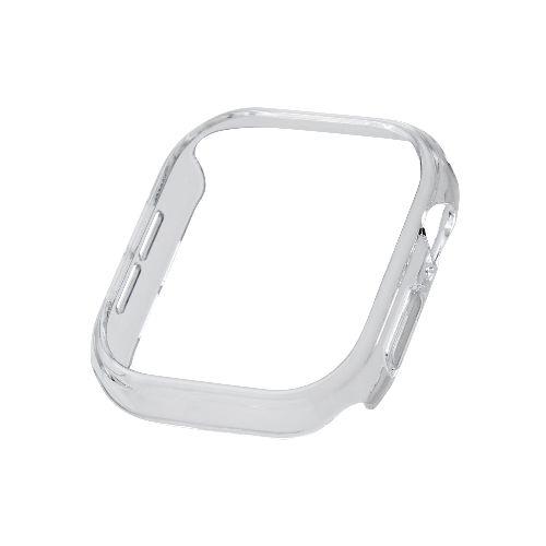 エレコム(ELECOM) AW-24ABPPCR(クリア) アップルウォッチ カバー Apple Watch Series 10 (46mm) バンパー ハード 側面保護