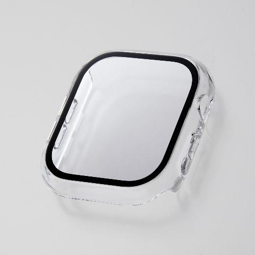 エレコム(ELECOM) AW-24AFCGCR(クリア) アップルウォッチ カバー Series 10(46mm) フルカバー 表面硬度10H 全面保護 2重構造