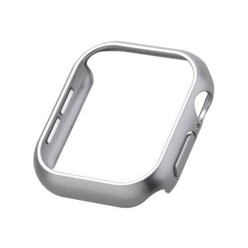 エレコム(ELECOM) AW-24BBPPMSV(シルバー) アップルウォッチ カバー Series 10 (42mm) バンパー ハード 側面保護 メタリック