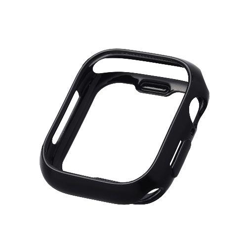 エレコム(ELECOM) AW-24BBPUBK(ブラック) アップルウォッチ カバー Series 10 (42mm) バンパー ソフト 側面保護