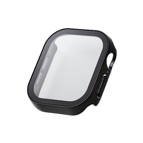 エレコム(ELECOM) AW-24BFCGEBK ブラック アップルウォッチ カバー Series 10 42mm フルカバー 表面硬度10H 全面保護 防水 IPX7 2重構造