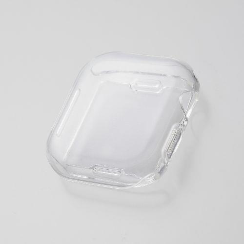 エレコム(ELECOM) AW-24BFCUCR(クリア) アップルウォッチ カバー Series 10 (42mm) フルカバー ソフト 全面保護
